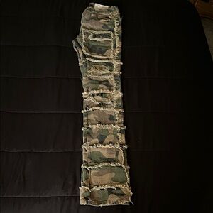 Men's Camouflage Skinny Jeans